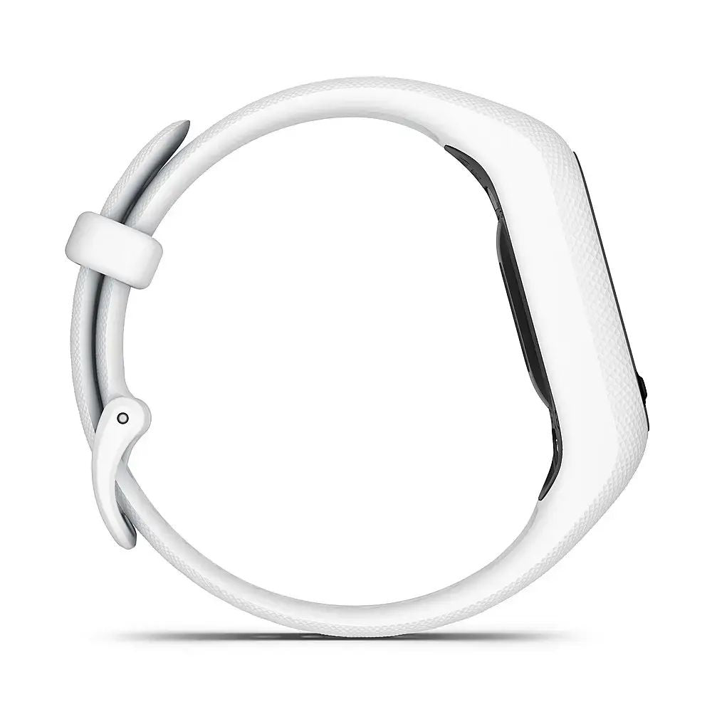 Garmin v?vosmart 5 Smart Fitness Tracker + Heart Rate ? Small/Medium ? White ? 010-02645-01