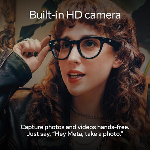 Ray-Ban Meta Skyler Glasses with Meta AI ? Audio, Photo, and Video Compatibility ? Pink Lenses ? Shiny Chalky Gray ? 67001352
