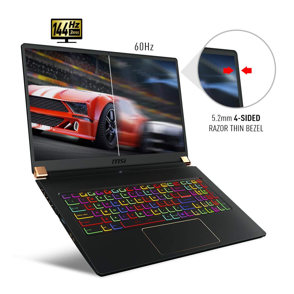 MSI GS75 Stealth-204 17.3" Notebook - i7-8750H -RTX 2060- 16 GB RAM - 256 GB SSD (GS75204)