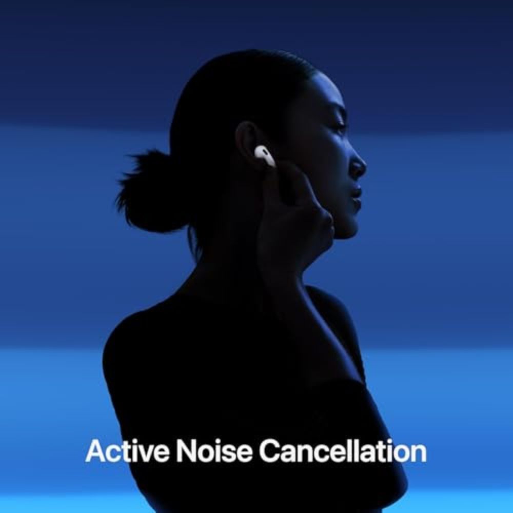 Apple AirPods 4 with Active Noise Cancellation - White - MXP93LL/A