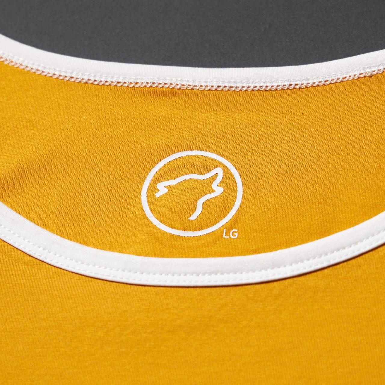 Men's Performance Tank Amber W/ Off White Border (SALE)