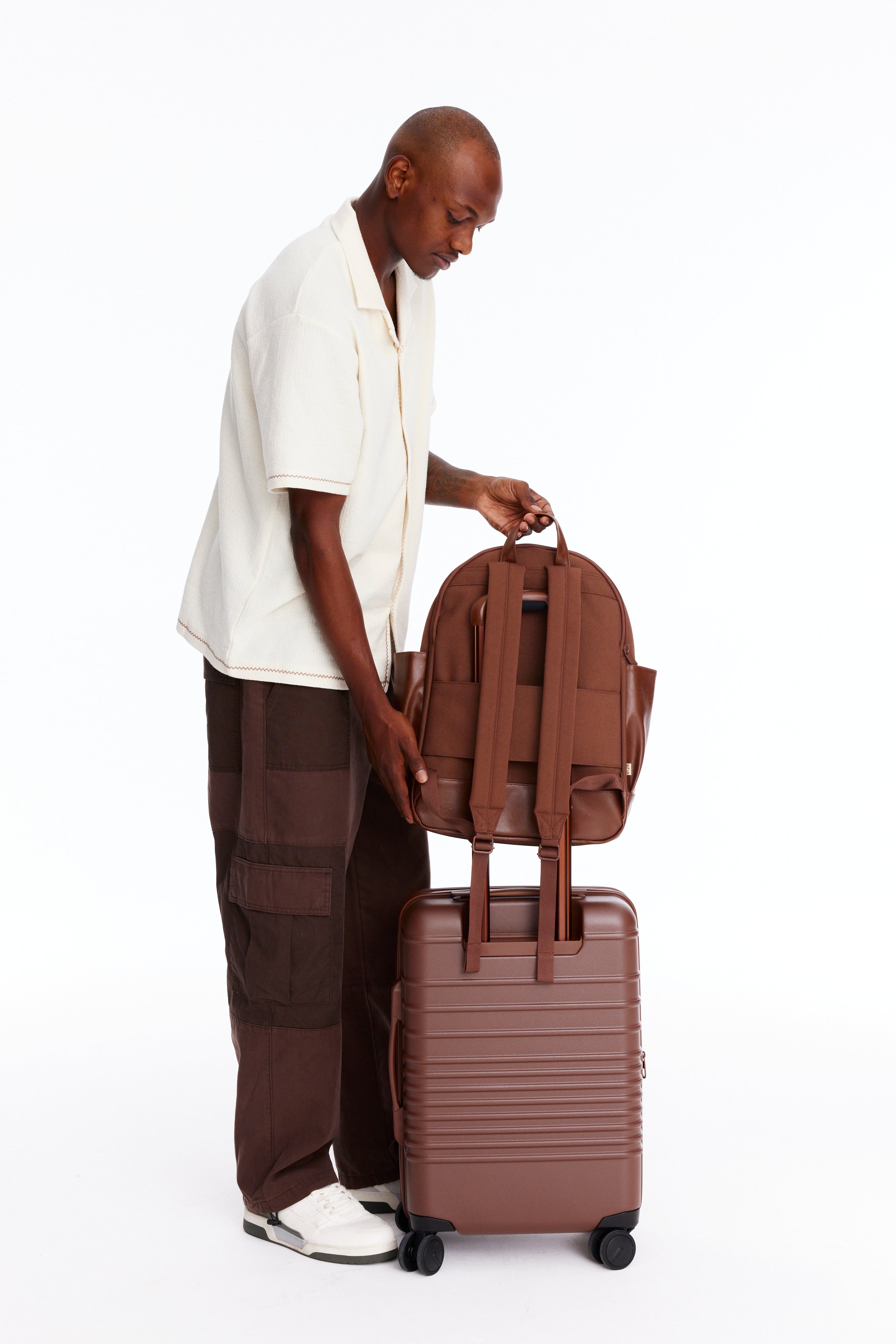 Resale The Travel Backpack in Maple