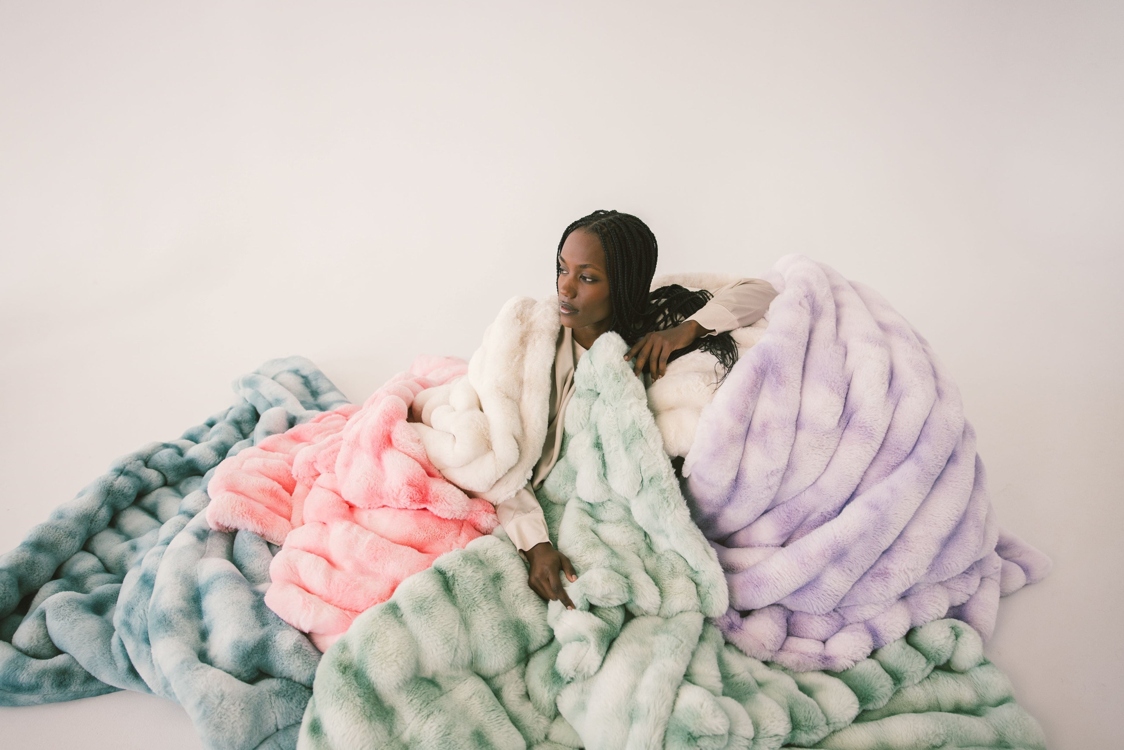 Extreme Ultra Cloud Ancient Scroll Blanket