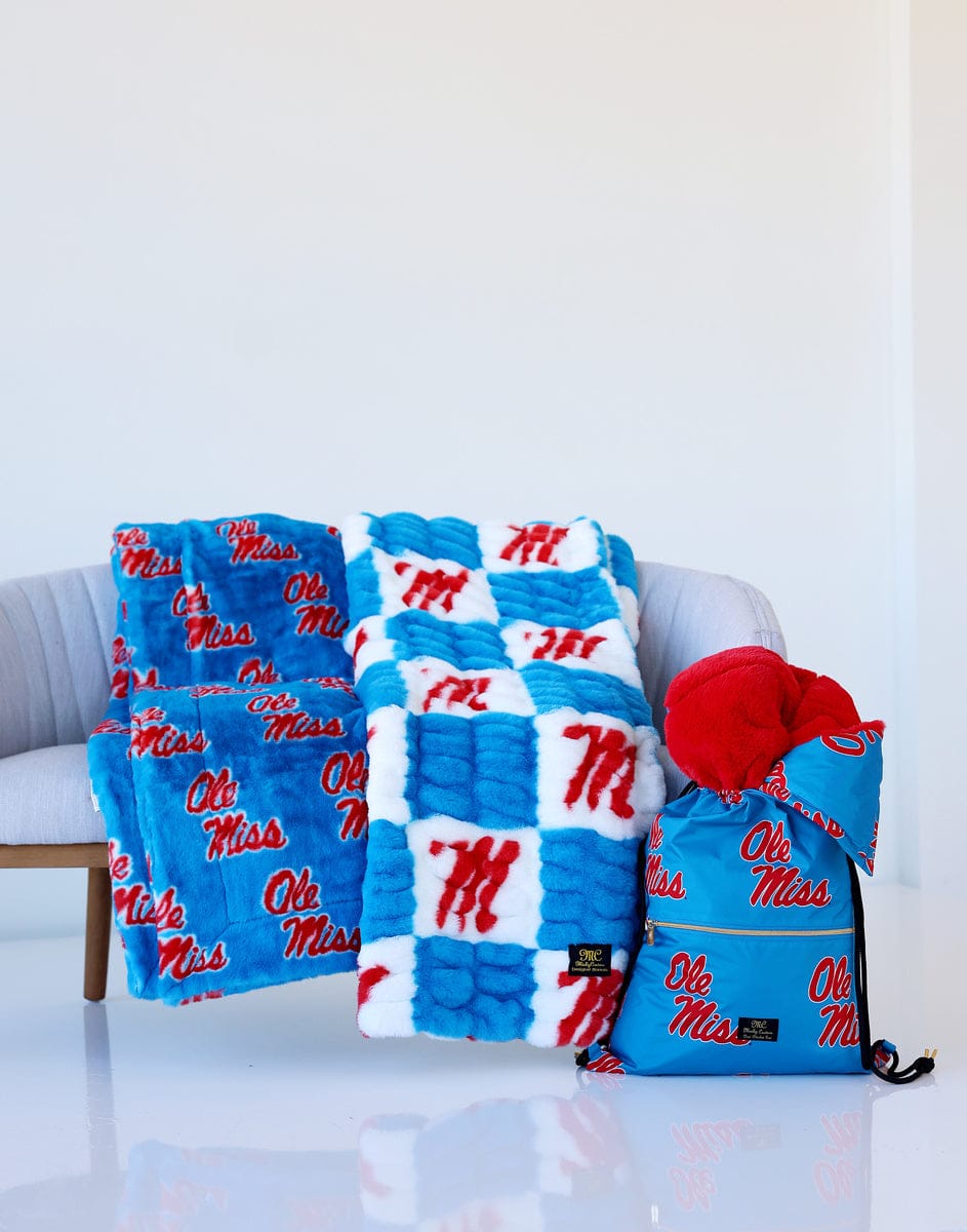 Ole Miss Rebels Hooded Stadium Blanket - Everywhere Blanket