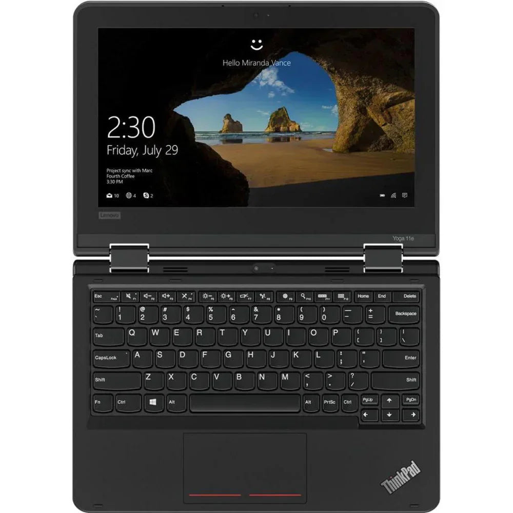 Lenovo ThinkPad Yoga 11e 5th Gen 11.6" Touchscreen - Intel Pentium N5000 - 8GB RAM - 256 GB SSD - Windows 10 - 20LM000YUS