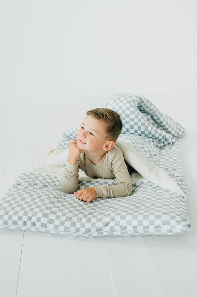 Sleeping Bag - Sage Check
