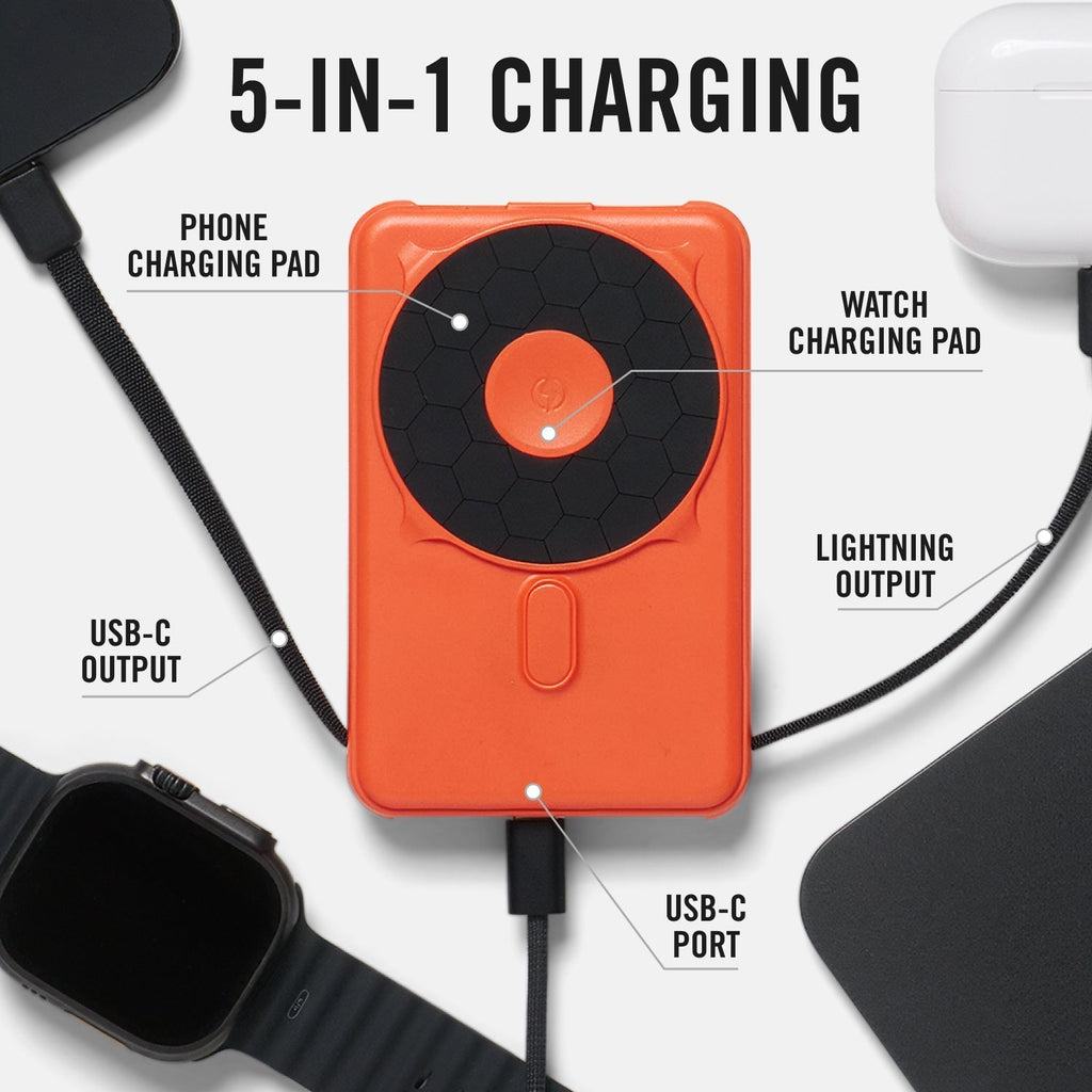 Magnetic Power Bank Bundle (3-Pack) - Basecamp Orange