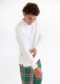 Montage Men's Pajama Top - White