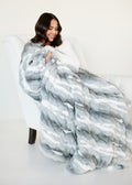 Hugs Swirl Licorice Blanket