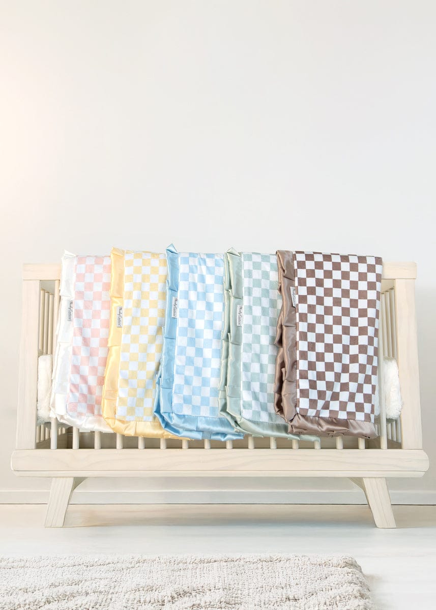 Checkered Blush Blanket