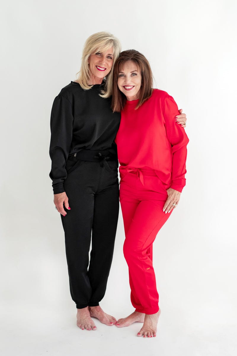 Must be Satin Pajamas - Black