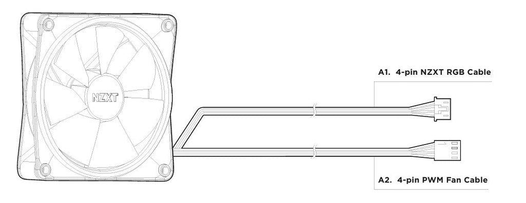 NZXT Fan Breakout Cable