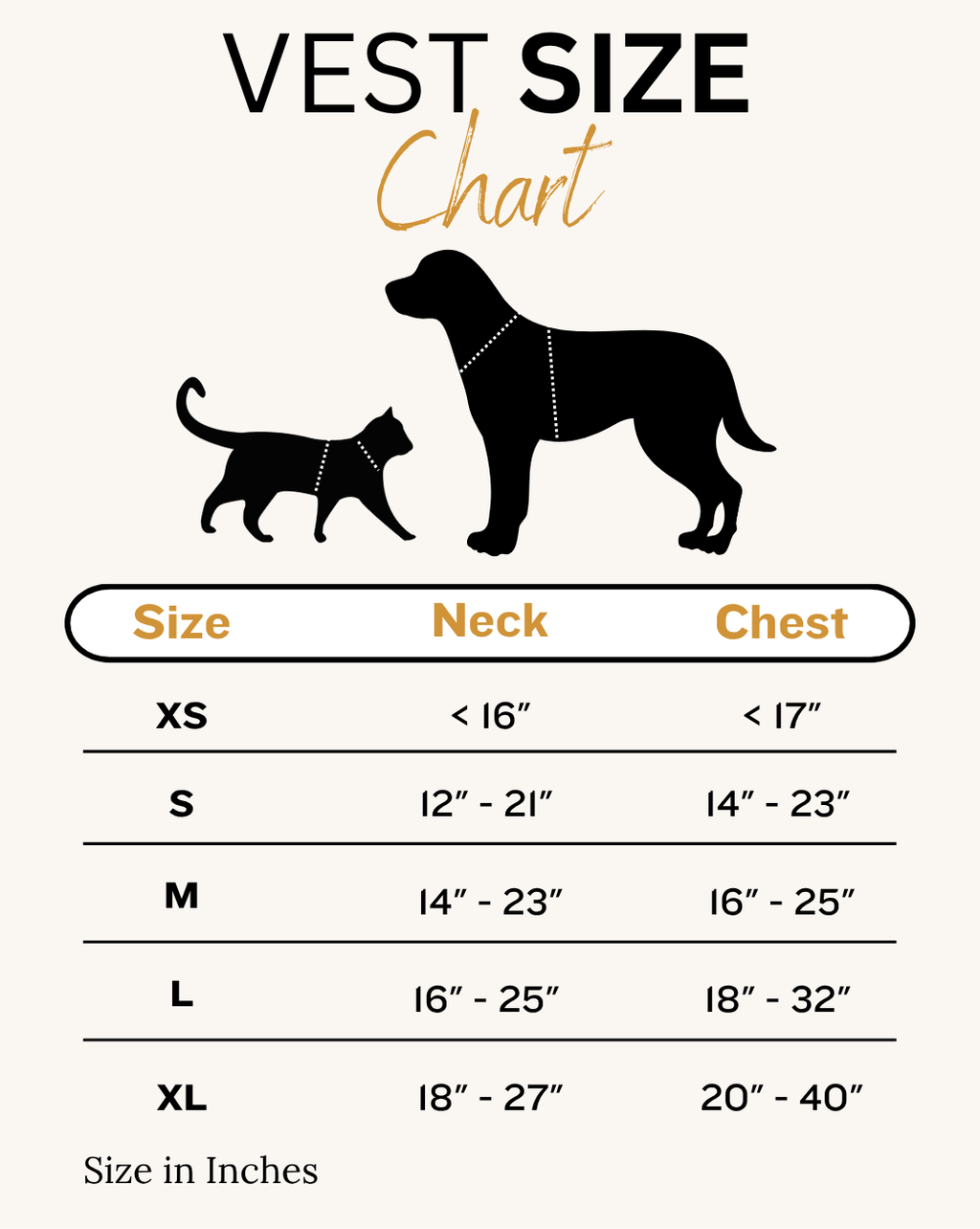 Pet Vest - Cream/Dark Brown