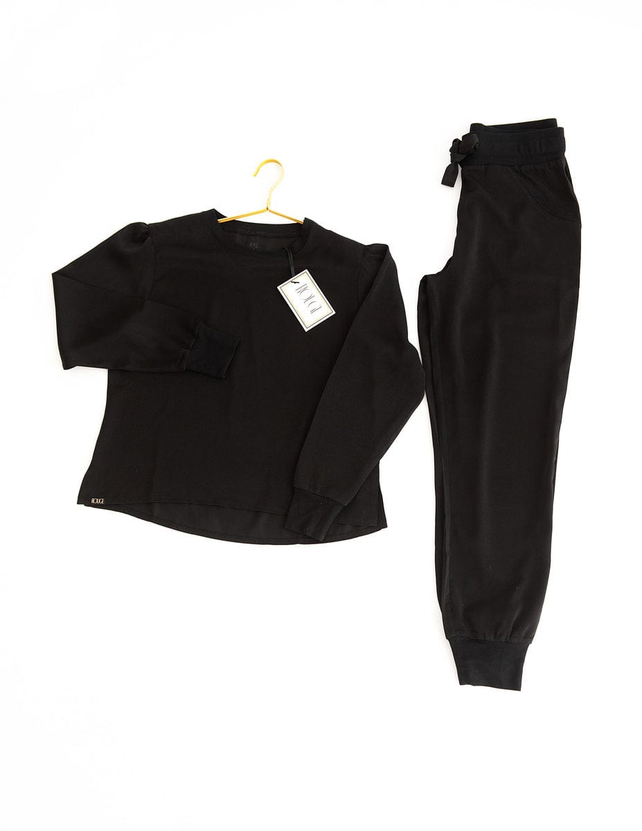 Must be Satin Pajamas - Black