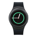Samsung - Gear S2 Smartwatch 42mm Stainless Steel - Black Elastomer SM-R720