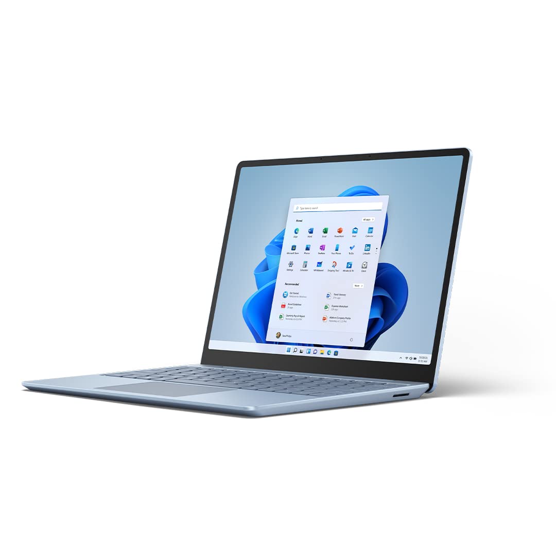 Microsoft Surface Laptop Go 2-12.4" TS - i5 8GB - 128 SSD - Ice Blue 8QC-00037