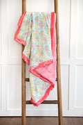 Dainty Floral Pastel Blanket