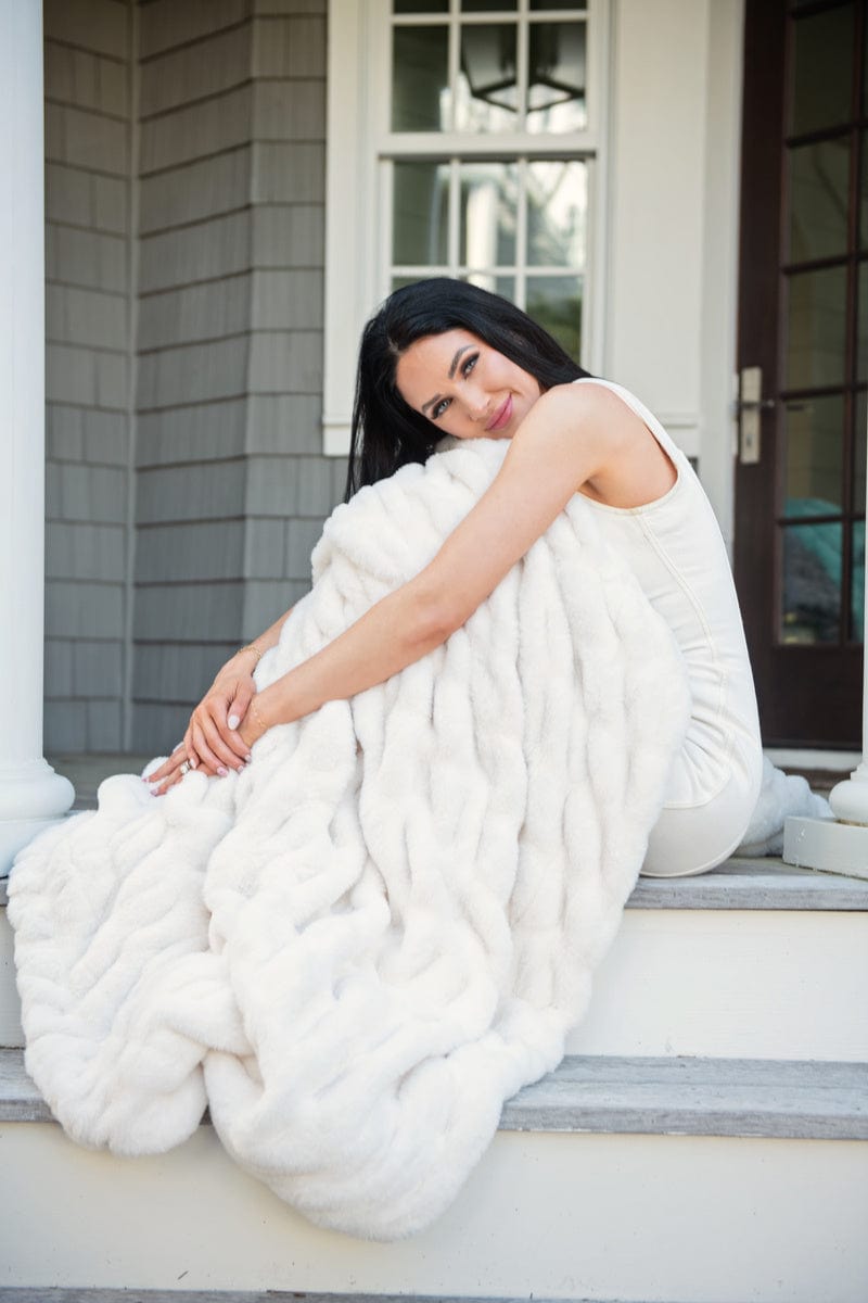 Hugs Cream Blanket